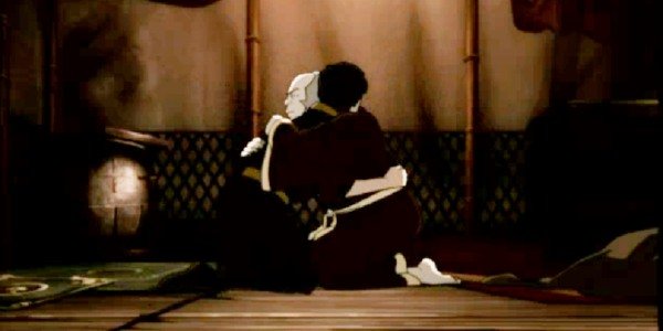 Zuko i Iroh przytulają się w Avatar: The Last Airbender.