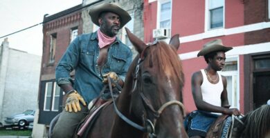 Betonowy przeglad kowboja Netflix Urban Western Idrisa Elby czuje sie