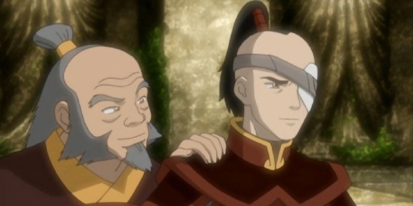 Zuko i Iroh w swojej retrospekcji w Avatar: The Last Airbender.