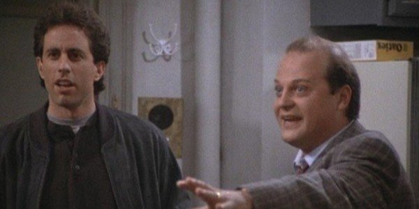Jerry Seinfeld i Michael Chiklis o Seinfeld