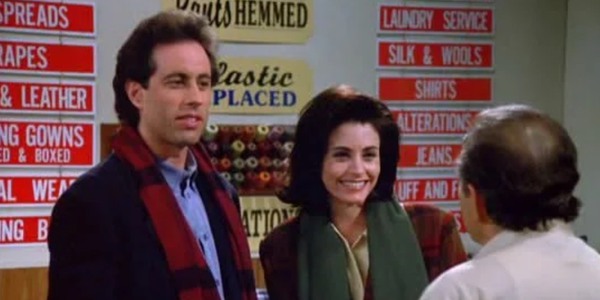 Jerry Seinfeld i Courteney Cox o Seinfeld