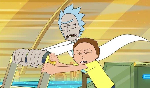 Rick i Morty walczą o przetrwanie pływania dla dorosłych