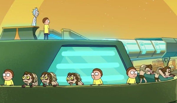 Rick i Morty uciekają z Cytadeli z innymi Mortys Adult Swim