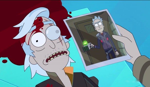 Dead Rick i oryginalny Rick Adult Swim