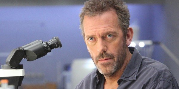 Hugh Laurie, stalowy wzrok