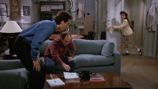 Jerry Seinfeld, Jason Alexander i Julia Louis-Drefyus o Seinfeld