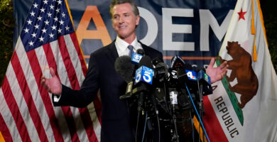 Gavinh Newsom recall night