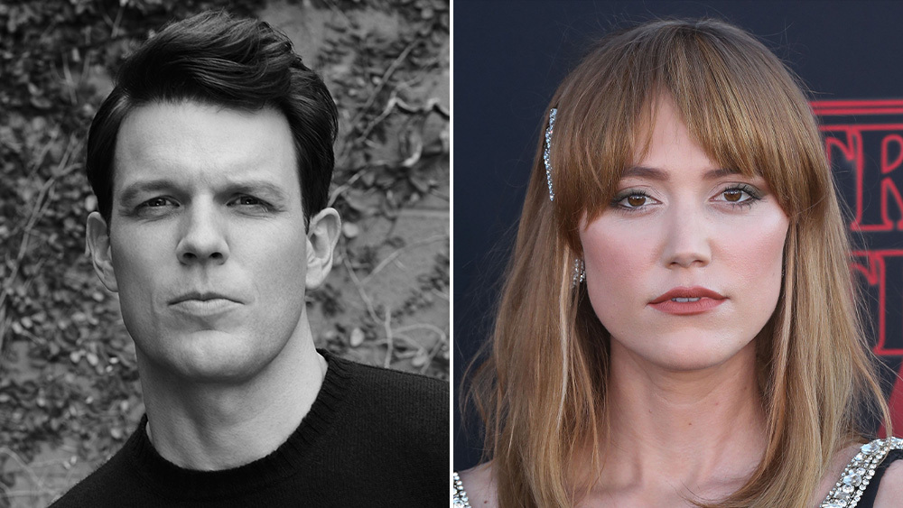 Jake Lacy and Maika Monroe