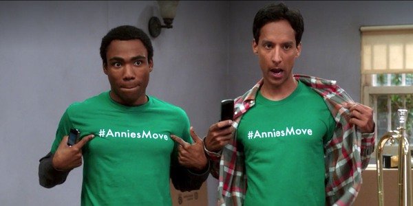 Troy i Abed w społeczności na Netflix.