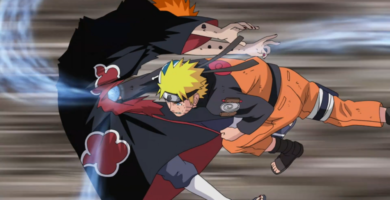 Naruto defeating Deva path