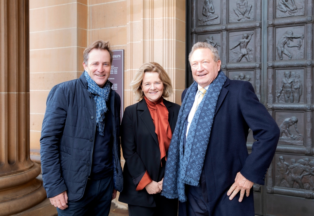 364A5136 L R Richard Harris Nicola Forrest Andrew Forrest. Photo Cred Lisa Tomasetti