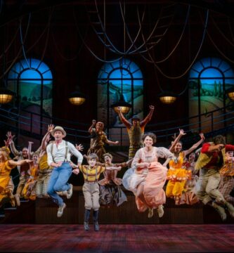 12 Hugh Jackman Sutton Foster and the cast of THE MUSIC MAN photo by Joan Marcus 2 scaled 1