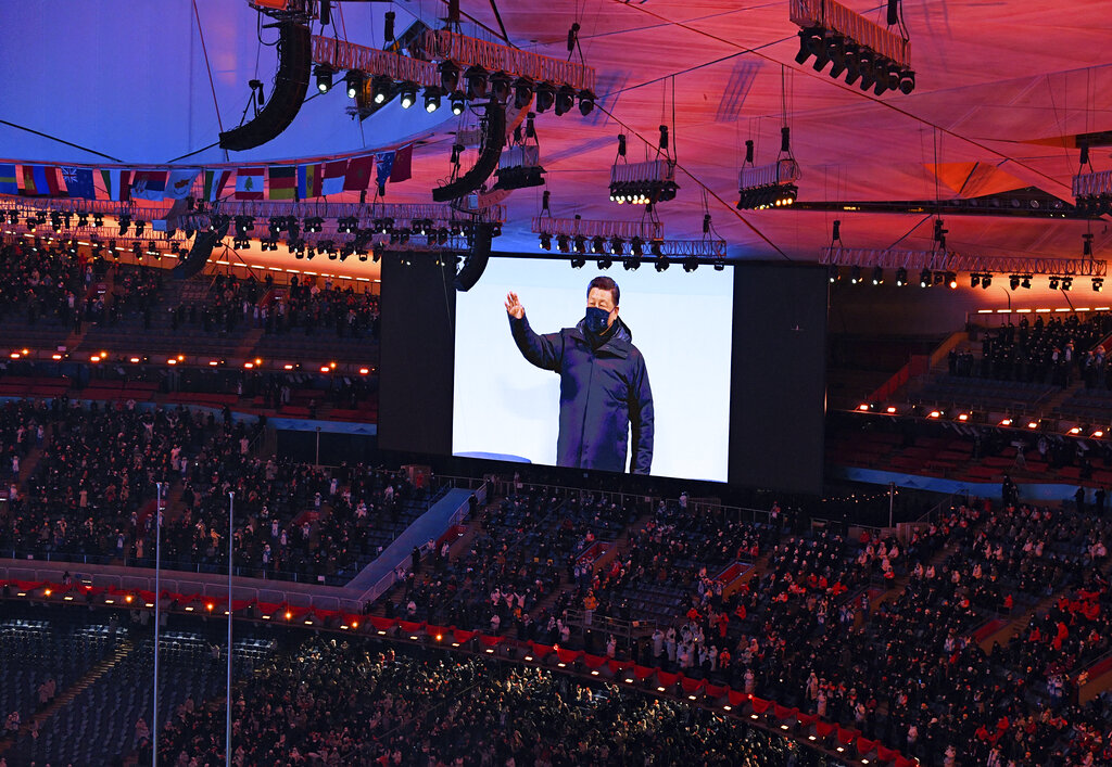 olympics 2022 opening ceremonh xi AP