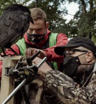 Director Robert Eggers crew on the set of THE NORTHMAN Credit Aidan Monaghan copyright 2022 Focus Features LLC