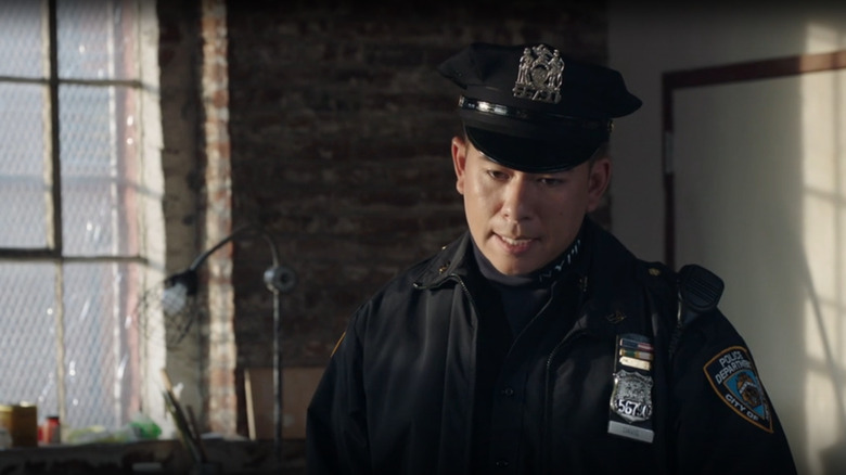Derek Hedlund jako policjant w Blue Bloods