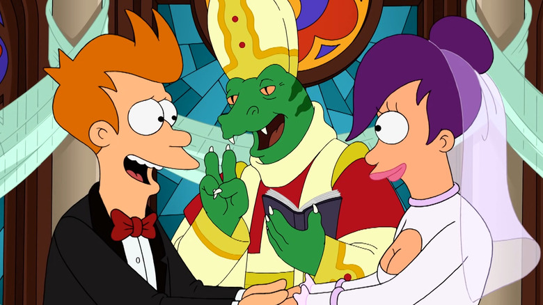 Fry i Leela biorą ślub