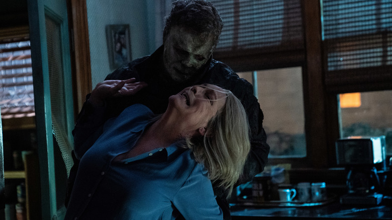 Michael Myers i Jamie Lee Curtis w "Halloween Ends”