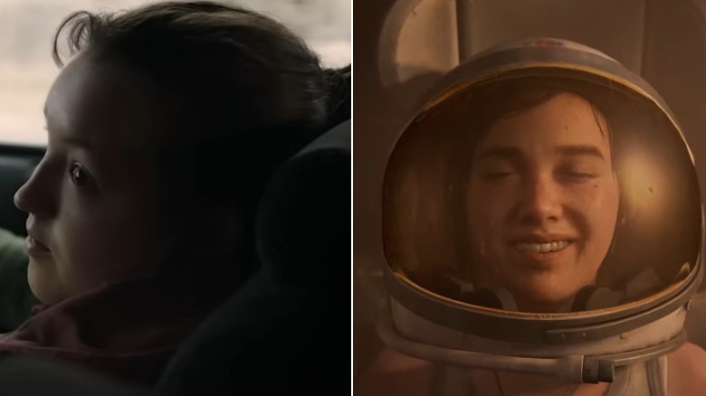 Ellie w swoim statku kosmicznym w The Last of Us Part II